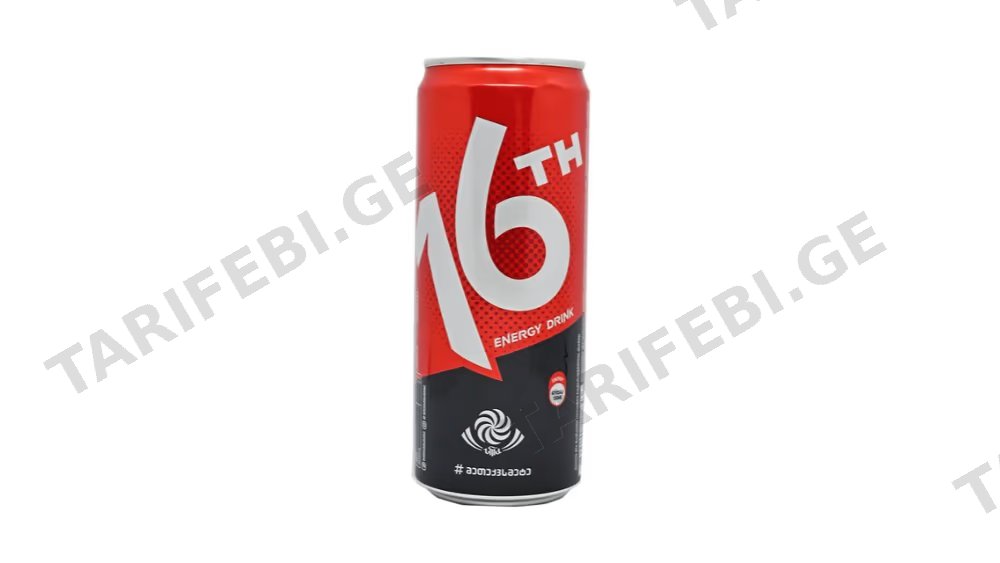 16TH ენერგეტიკული სასმელი 330მლ