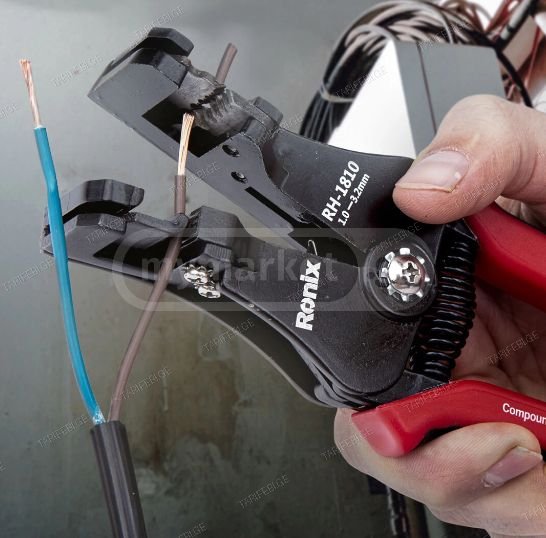 მავთულის საფცქვნელი და საკვნეტი 7″ Ronix RH-1810