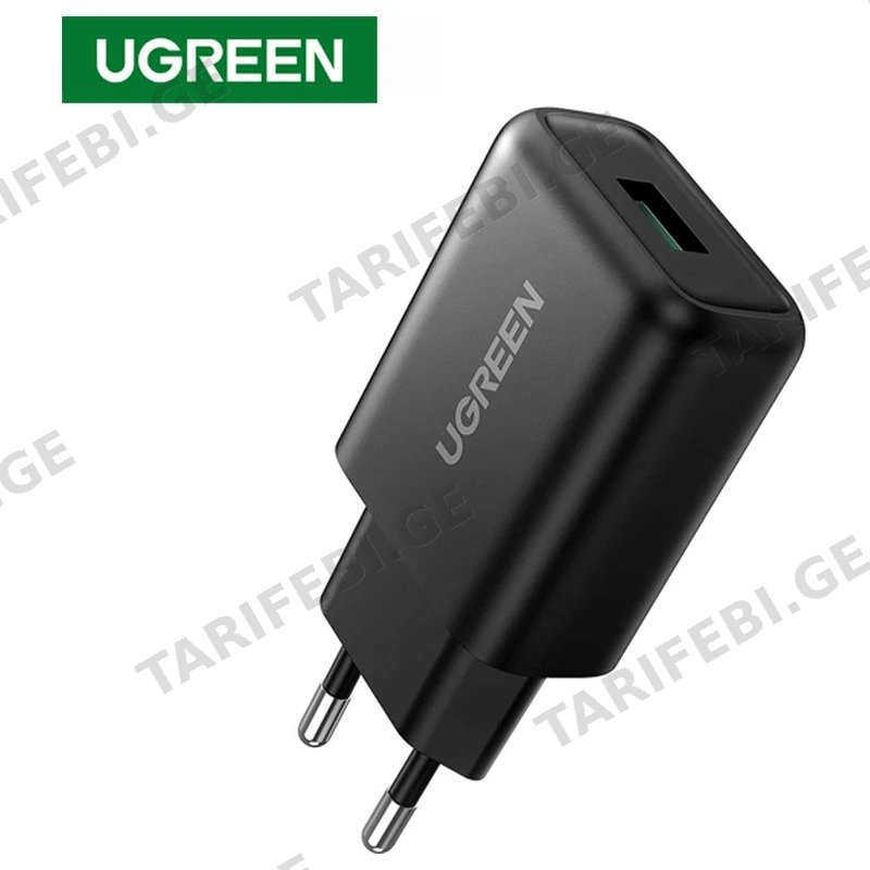 კედლის დამტენი UGREEN 70273 QUICK CHARGE 3.0 18W