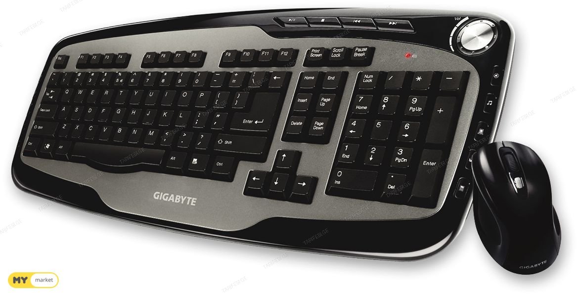 GK-KM7600 1.0A K+M RU BLACK