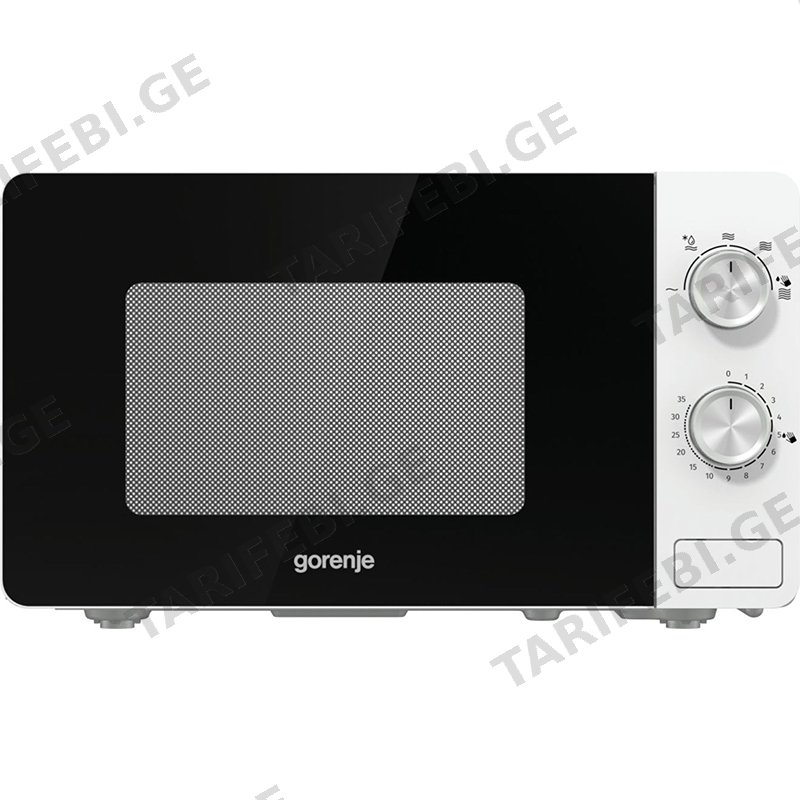 მიკროტალღური ღუმელი GORENJE MO17E1W (700 W, 17 L)
