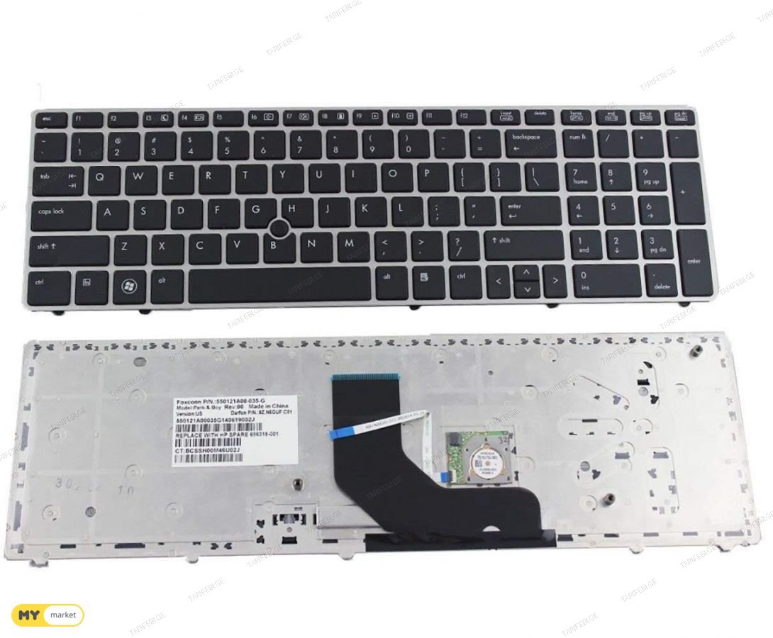 HP EliteBook 8560p 8570P 8560B 6560b  6565b 6570b keyboard