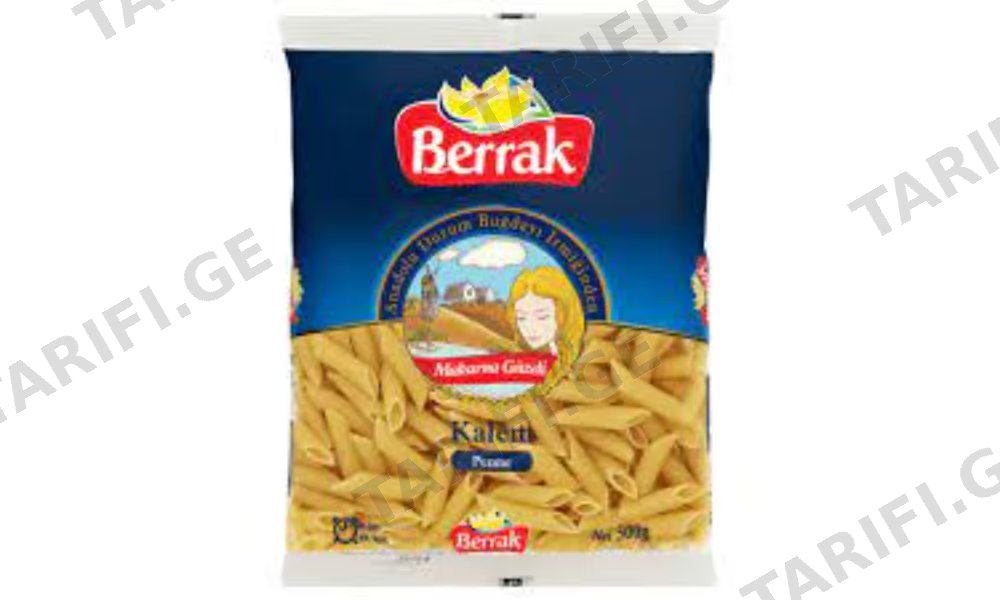 BERRAK მაკარონის ნაწარმი წაკვეთილი 500გრ BERRAK pasta products cut 500g