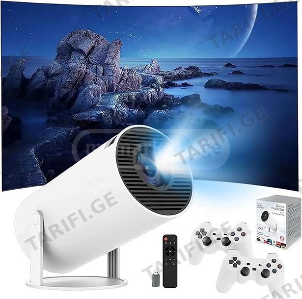 პროექტორი სათამაშო კონსოლით 10 000+ თამაშით projector M300 M