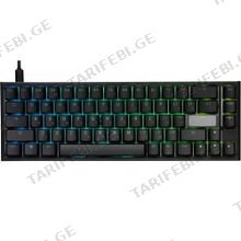 DUCKY ONE 2 SF CHERRY BLACK RGB სადენიანი მექანიკური კლავიატურა