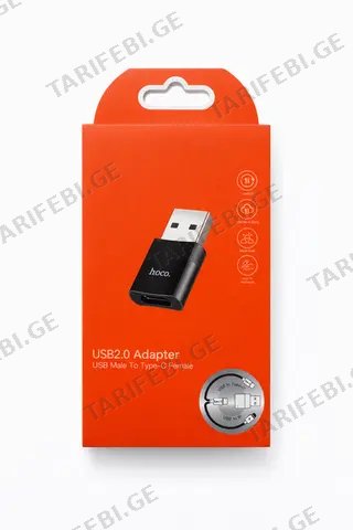 Hoco Adapter USB Male to Type-C Female