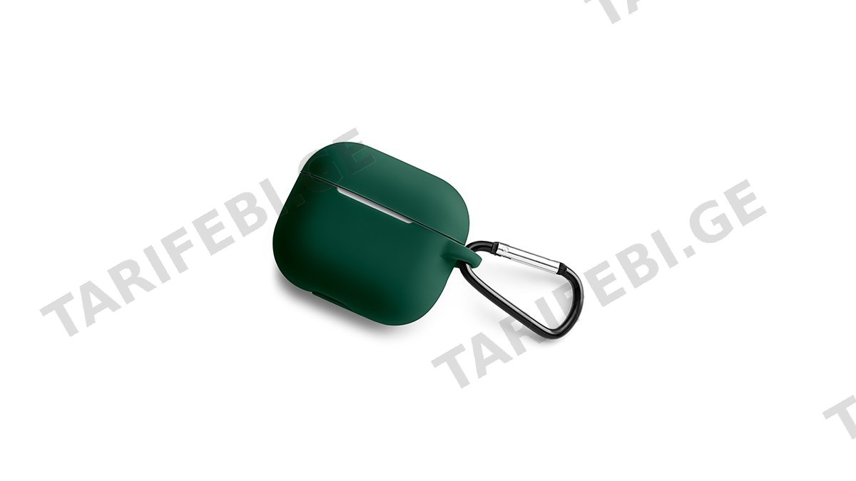 holdit Silicon Case for Airpods 3 მყარი სილიკონის ქეისი მუქი მწვანე (21111)
