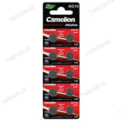 ელემენტი Camelion AG10-BP10 Alkaline LR54 10 ც