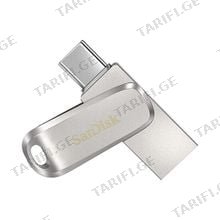 SanDisk Ultra Dual Drive Luxe 32GB SDDDC4-032G-G46 Silver ფლეშ მეხსიერება