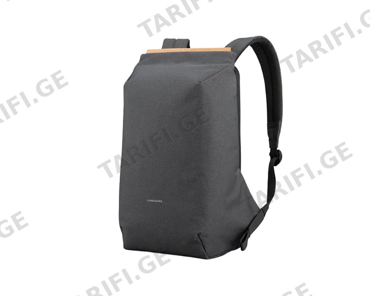 ზურგჩანთა Kingsons Waterproof Anti-theft Laptop Backpack 15.6" Dark Grey - KS3207W