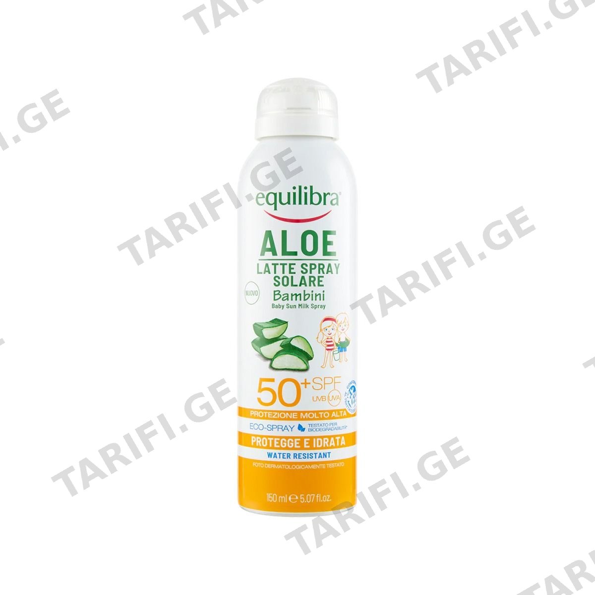 მზისგან დამცავი სპრეი BABY SPF50 5511 ექვილიბრა - Equilibra
