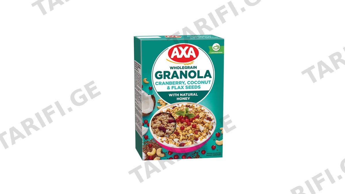 AXA MUESLI ქოქოსი 375 1ც
