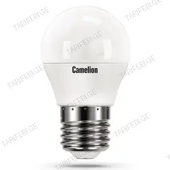 შუქდიოდური ნათურა Camelion LED12-G45/845/E27 4500K 12W E27