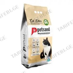 კატის ქვიშა Petsand 10ლ უსუნო