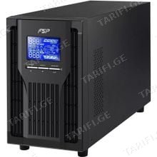 უწყვეტი კვების წყარო FSP PPF16A1900 CH-1102TS, 2000VA, USB, RS-232, UPS, BLACK