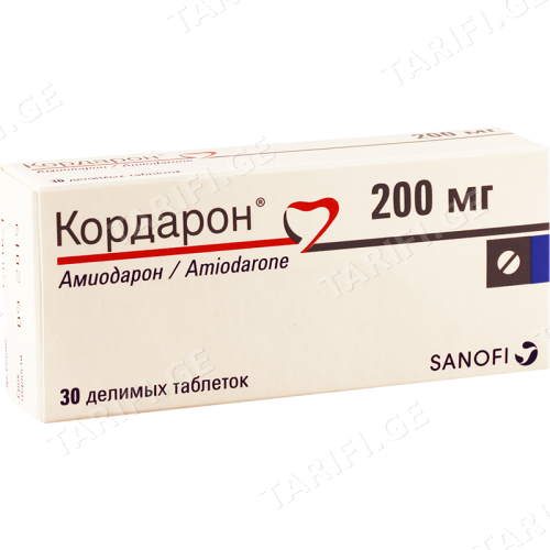 კორდარონი ტაბლეტი 200მგ #30