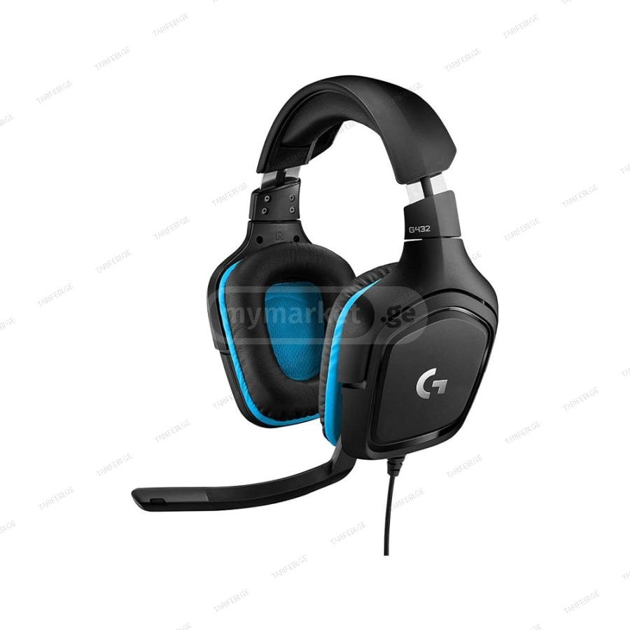 Logitech G432 7.1 Surround Gaming Headset Leatherette Earcup
