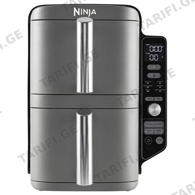 აეროგრილი NINJA SL400EU 9.5 ლ 2470W ნაცრისფერი Gray
