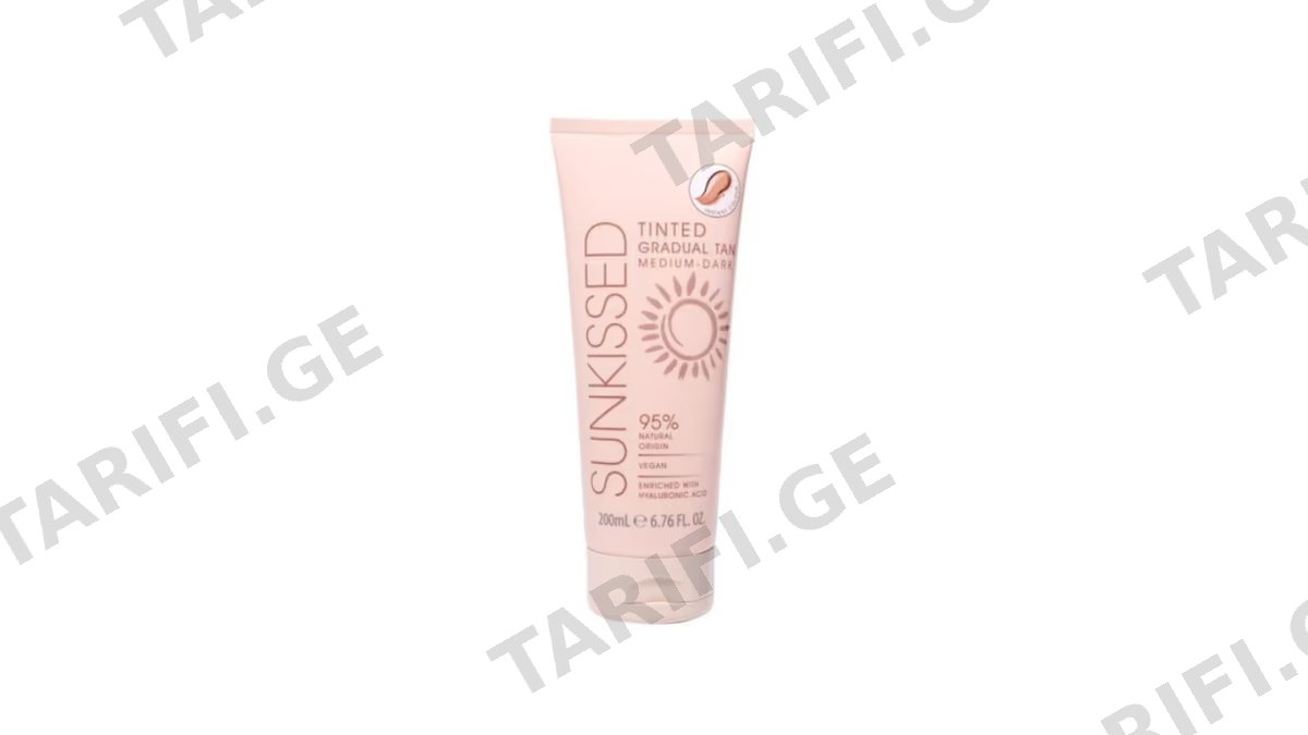 სანქისდი ავტორუჯი 9961 ტანის საშუალოდ ტუბი Tinted Gradual Tan Medium Dark შეფერილი 200მლ *