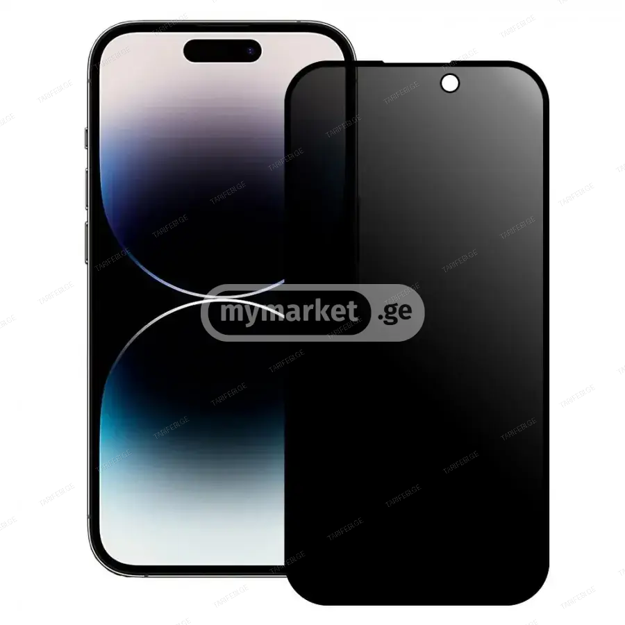 Newface iPhone 17 Pro 3D Privacy Screen Protector ეკრანის დამცავი
