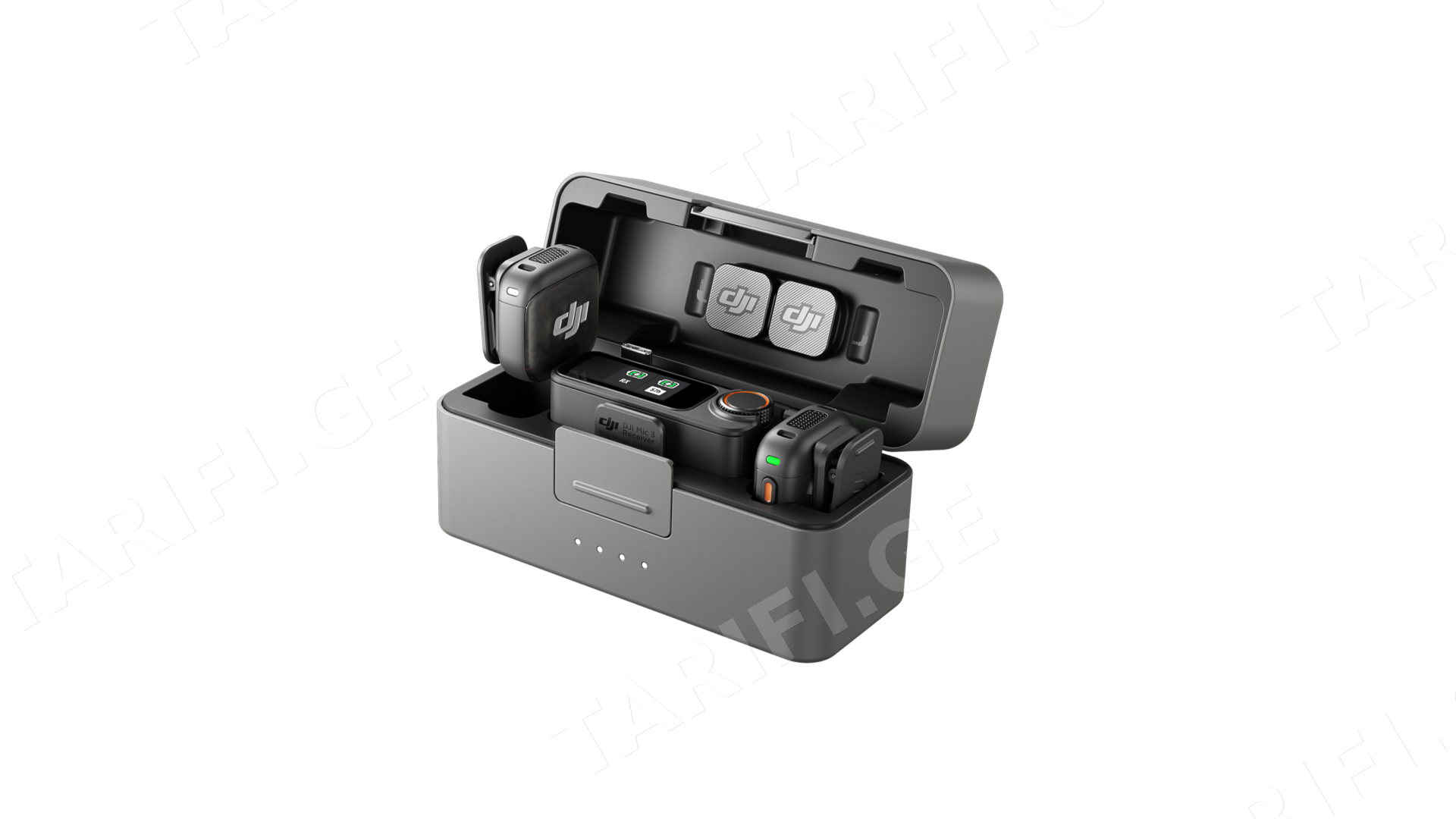 მიკროფონი DJI Mic 3 (2 TX + 1 RX + Charging Case)