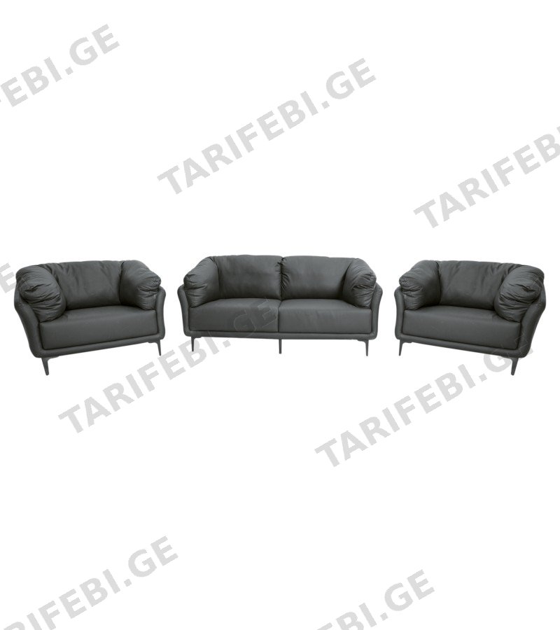 დივანი 3+1+1 #FSYYB-609-1 ფერი: ნაცრისფერი