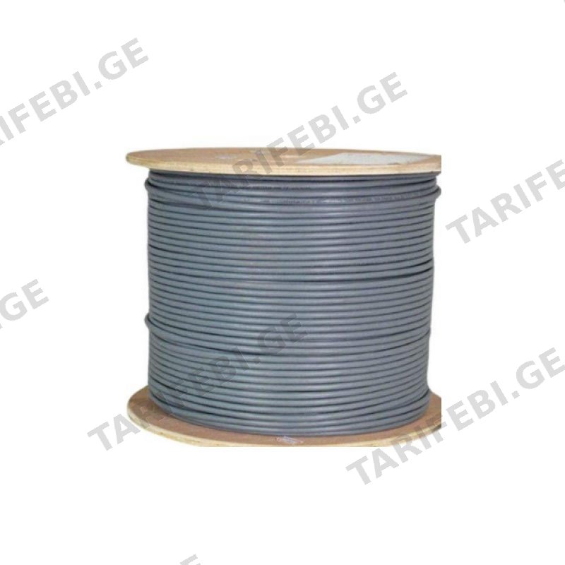 ქსელის კაბელი გარე მონტაჟის CAT 5e F/UTP 4x2x24 AWG-CU – PE DATA LAN CABLE OUTDOOR (305 M) (11442)