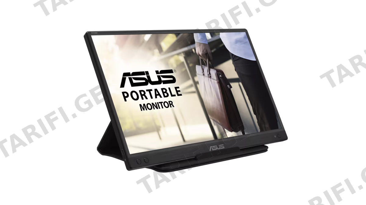 მონიტორი Asus MB166C ZenScreen, 15.6", Portable Monitor, FHD, IPS, Type-C, Black