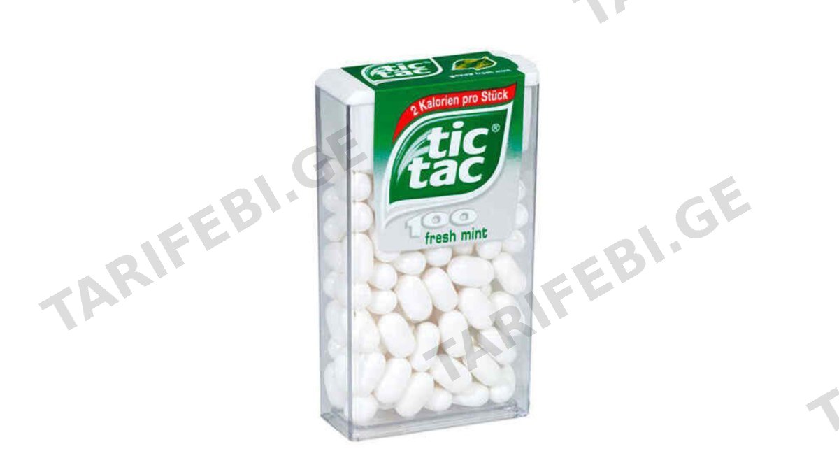TIC-TAC-დრაჟე მენთოლით T.24x12