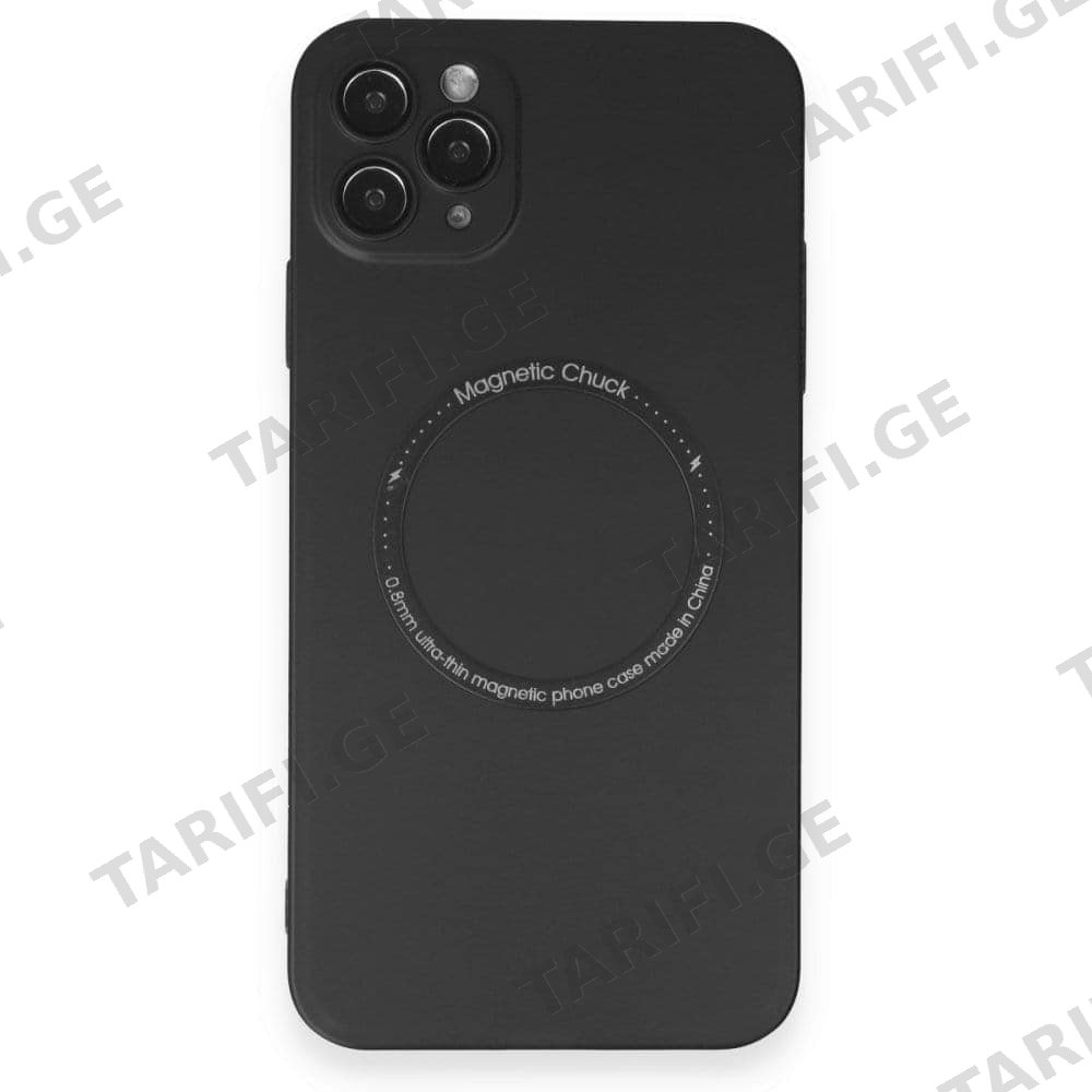 iPhone 11 Pro Max Jack Magsafe Case კამერის დაცვით სილიკონის ქეისი