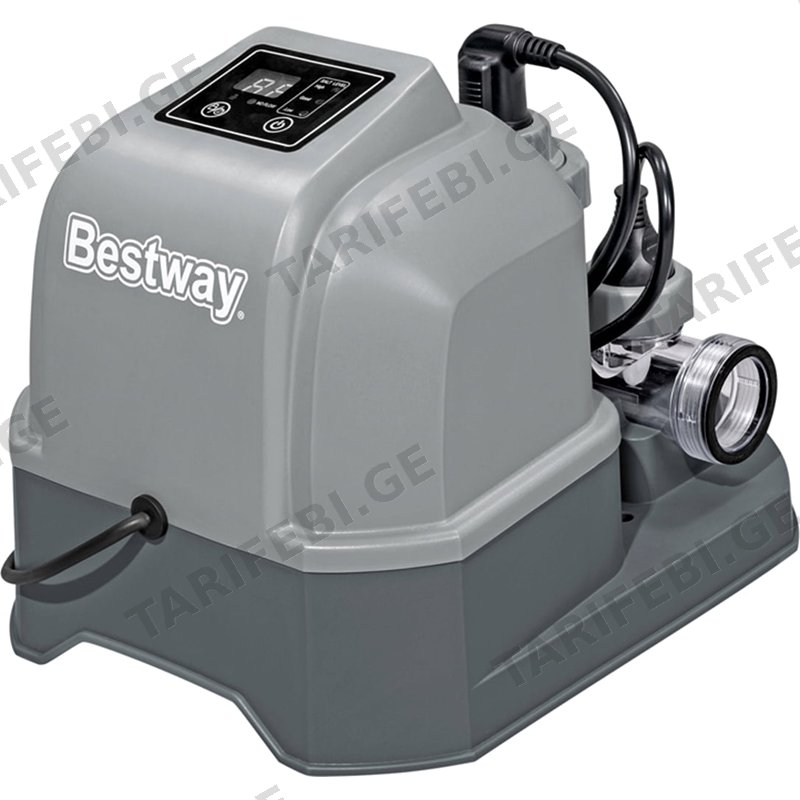 ჰიდროგენური მარილიანი წყლის ქლორატორი BESTWAY 58678