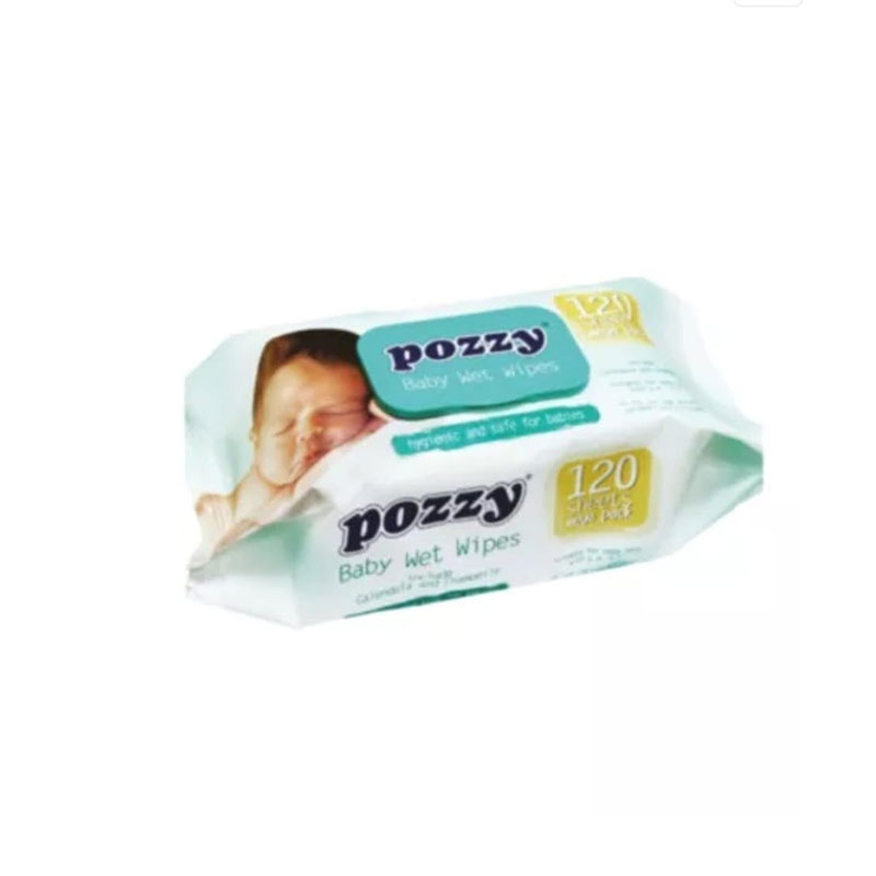 ლეირა სველი ბავშვის ხელსახოცი POZZY გვირილა 120 ც