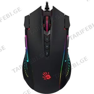 A4Tech Bloody J90S 2-Fire RGB Gaming Mouse Stone Black (13045)