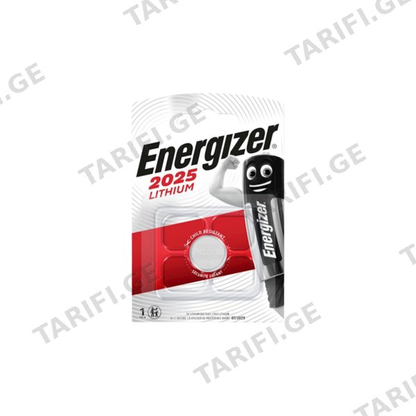 ლითიუმის ელემენტი 2025 Energizer 3026