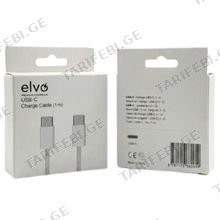 Elvo Premium Charging Type-C-Type-C 20W მობილური ტელეფონის კაბელი