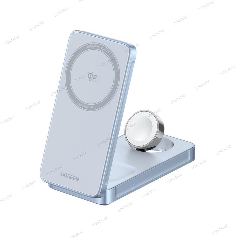 Ugreen MagFlow 25W 3-in-1 Magnetic Wireless Charger 65901 Blue