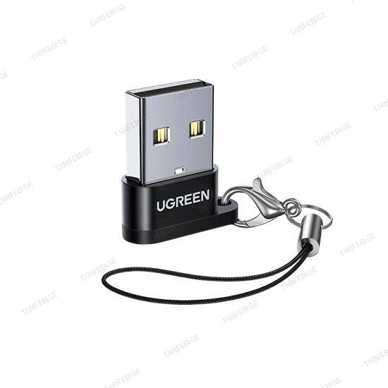 Ugreen USB A Male To USB-C Female Adapter 50568 Black