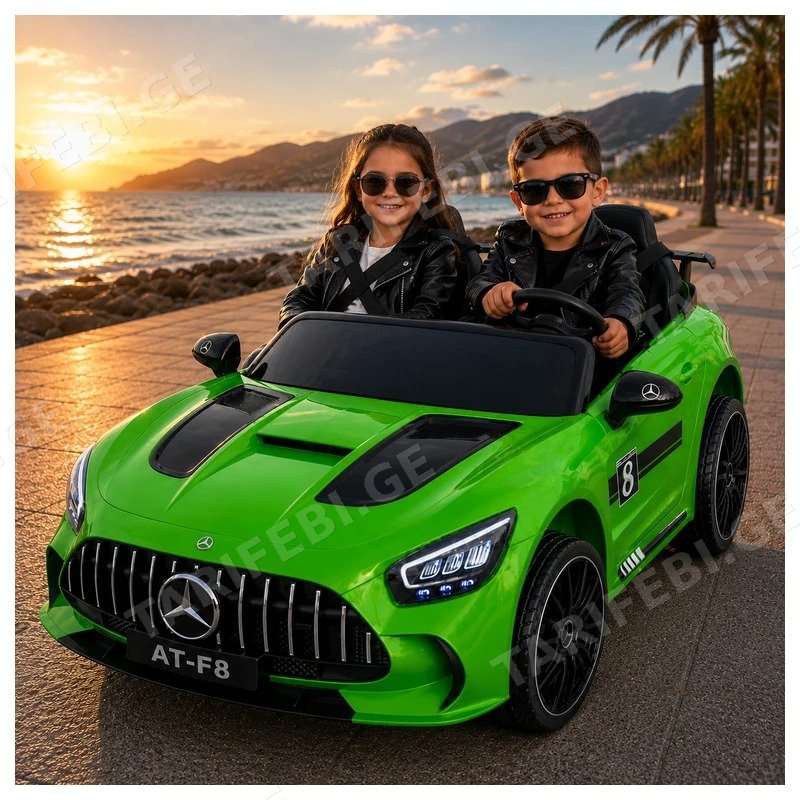 საბავშვო ელექტრო მანქანა MERCEDES AT-F8 2 ადგილიანი 2 ძრავით 12V