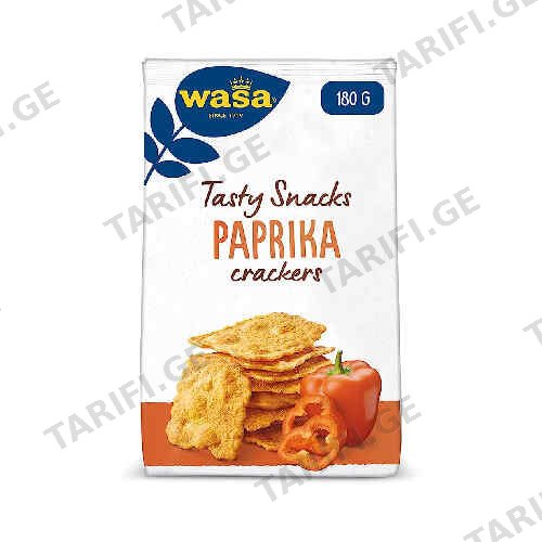 კრეკერი პაპრიკით / WASA/ 150გ