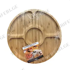 თეფში ბამბუკის 30x30x1,7 MG-1231