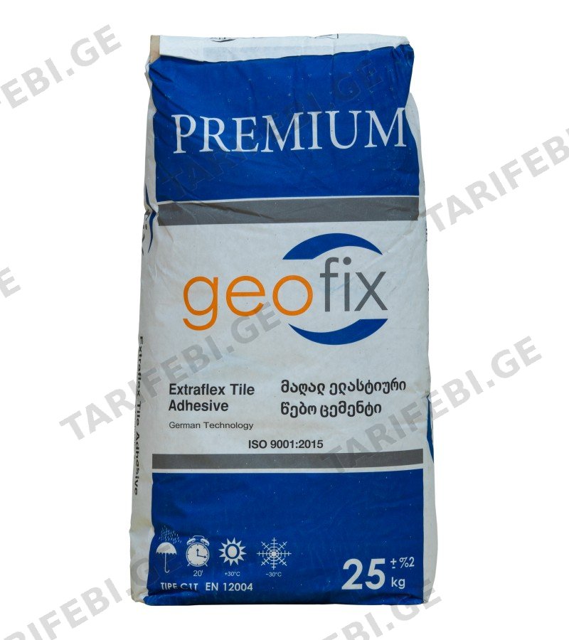 ფისოვანი ცემენტი 25კგ GEOFIX PREMIUM