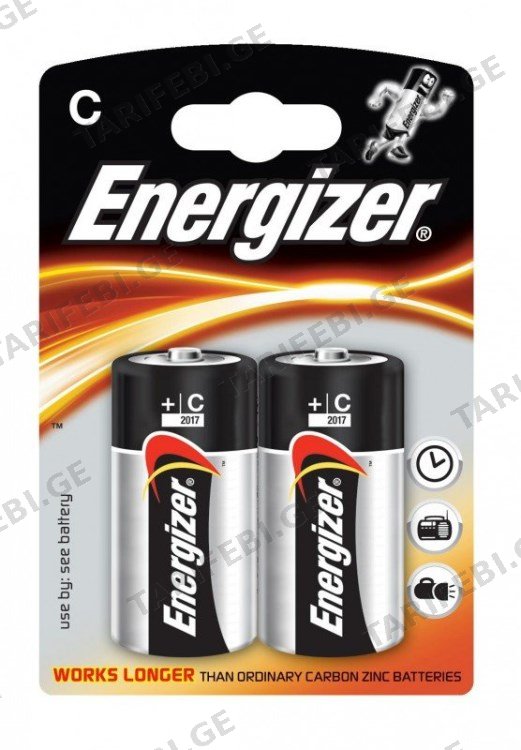 ელემენტი Energizer Alkaline LR14 2 ც