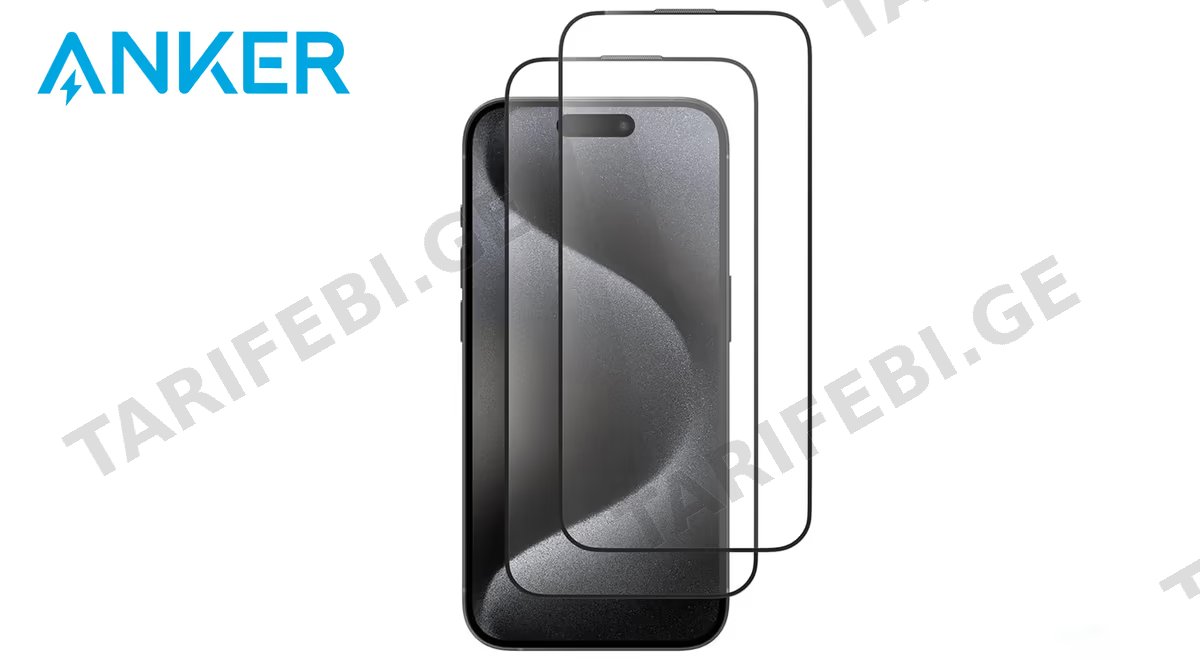 iPhone 16 Pro ANKER Tempered Glass 2 Pack.