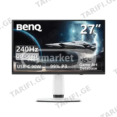 მონიტორი - Benq Mobiuz EX271UZ - 26.5 Inch / 4K / OLED / 240
