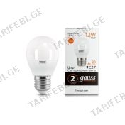 ნათურა Ball 12W 880lm 3000K Е27 LED 1/10/100 Gauss