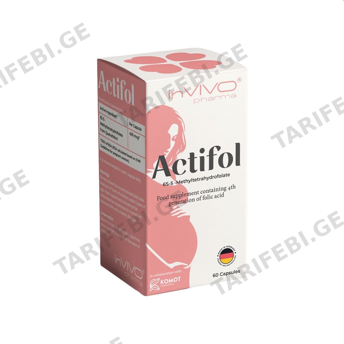 აქტიფოლი - Actifol 60 კაფსულა