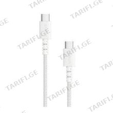 Anker 322 USB-C to USB-C 60W 1.8m Cable A81F6G21 White მობილურის კაბელი