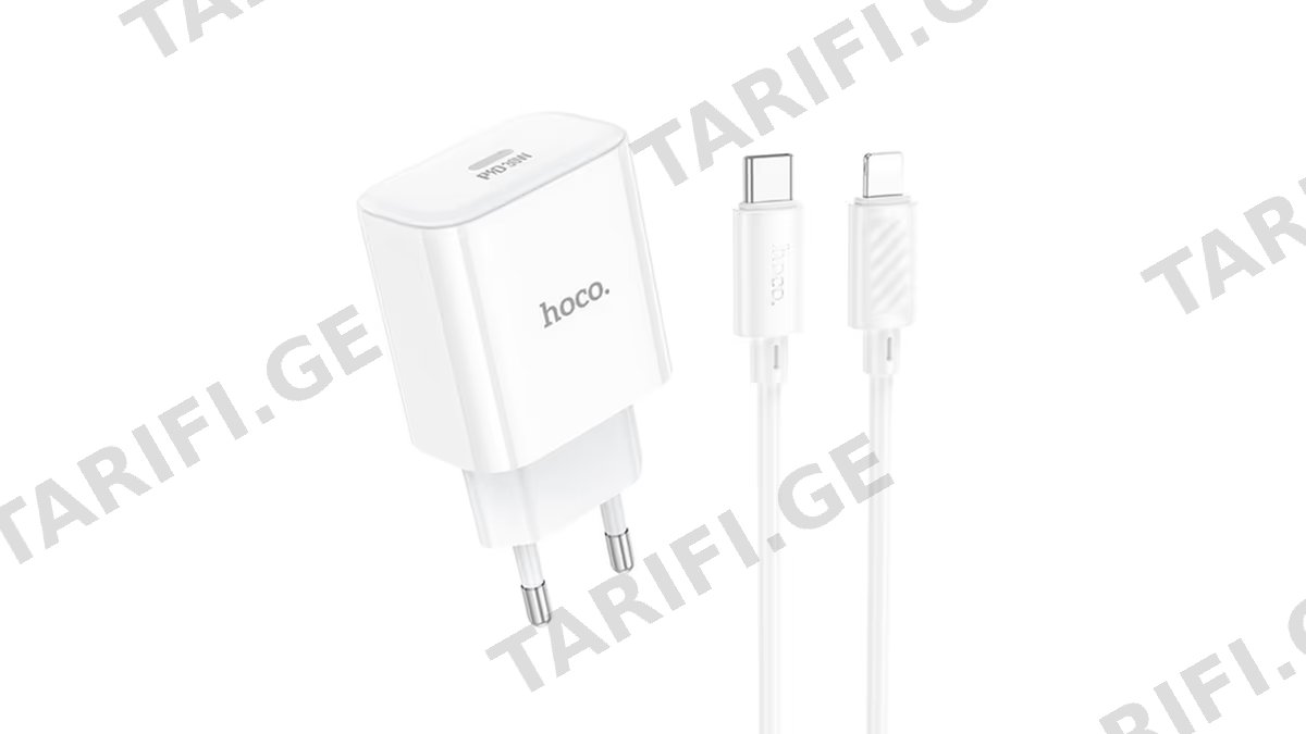 HOCO C76A 30W USB-C ADAPTER + cable lightning (6317)