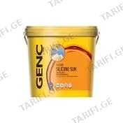 საღებავი ექსტერიერის სილიკონით "SILICONE SUN" 7.5ლტ