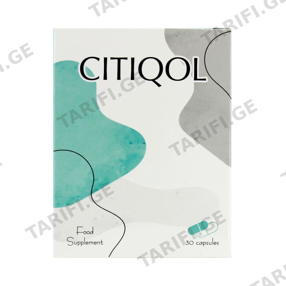 Citiqol - ციტიქოლი 500მგ 30 კაფსულა